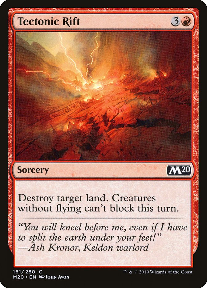 Tectonic Rift [Core Set 2020] | Galactic Gamez