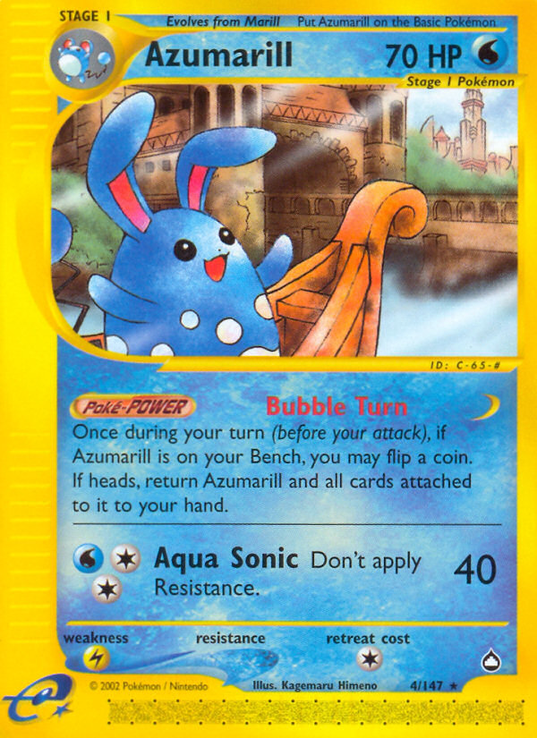 Azumarill (4/147) [Aquapolis] | Galactic Gamez