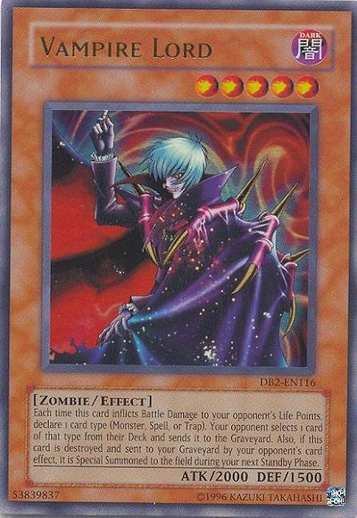 Vampire Lord [DB2-EN116] Ultra Rare | Galactic Gamez