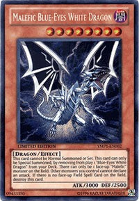 Malefic Blue-Eyes White Dragon [YMP1-EN002] Secret Rare | Galactic Gamez