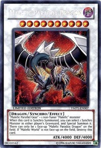 Malefic Paradox Dragon [YMP1-EN007] Secret Rare | Galactic Gamez