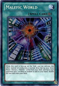 Malefic World [YMP1-EN008] Secret Rare | Galactic Gamez