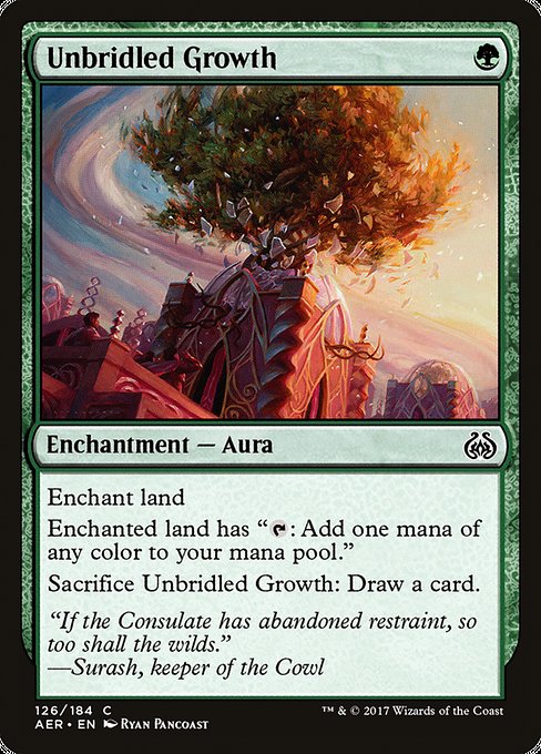 Unbridled Growth [Aether Revolt] | Galactic Gamez