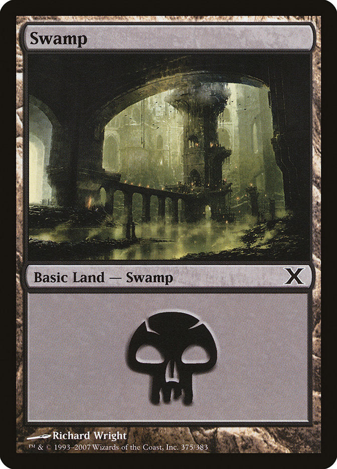 Swamp (375) [Tenth Edition] | Galactic Gamez