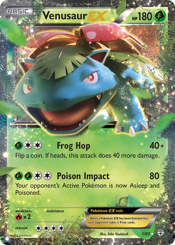 Venusaur EX (1/83) [XY: Generations] | Galactic Gamez