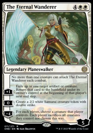 The Eternal Wanderer (Promo Pack) [Phyrexia: All Will Be One Promos] | Galactic Gamez