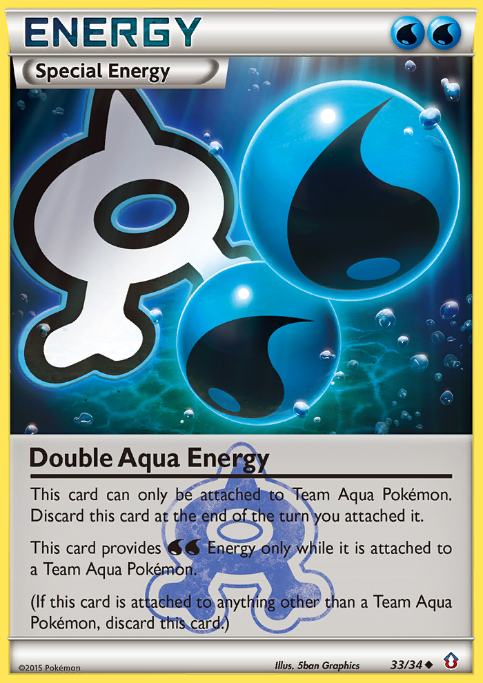 Double Aqua Energy (33/34) [XY: Double Crisis] | Galactic Gamez