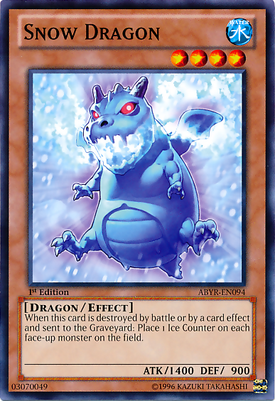 Snow Dragon [ABYR-EN094] Common | Galactic Gamez