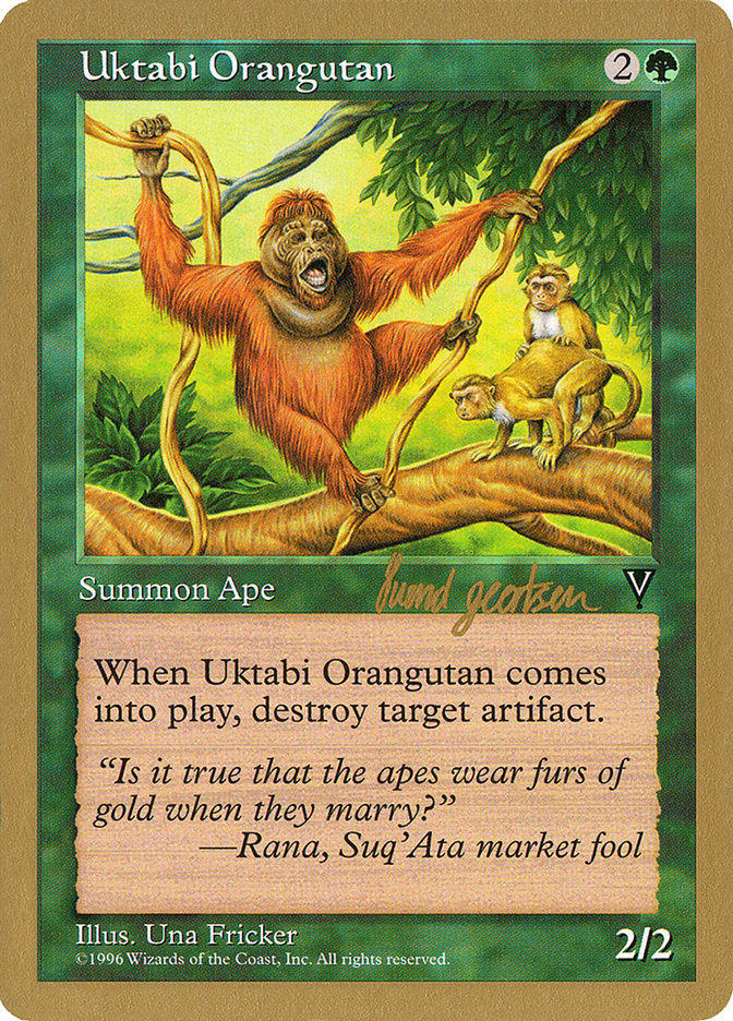 Uktabi Orangutan (Svend Geertsen) (SB) [World Championship Decks 1997] | Galactic Gamez