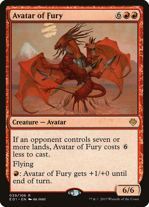 Avatar of Fury [Archenemy: Nicol Bolas] | Galactic Gamez