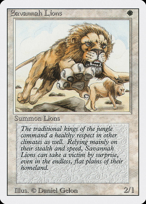 Savannah Lions [Revised Edition] | Galactic Gamez