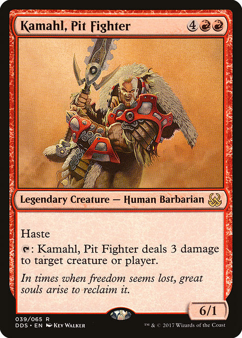 Kamahl, Pit Fighter [Duel Decks: Mind vs. Might] | Galactic Gamez