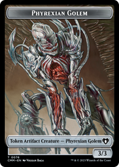 Phyrexian Golem // Ox Double-Sided Token [Commander Masters Tokens] | Galactic Gamez