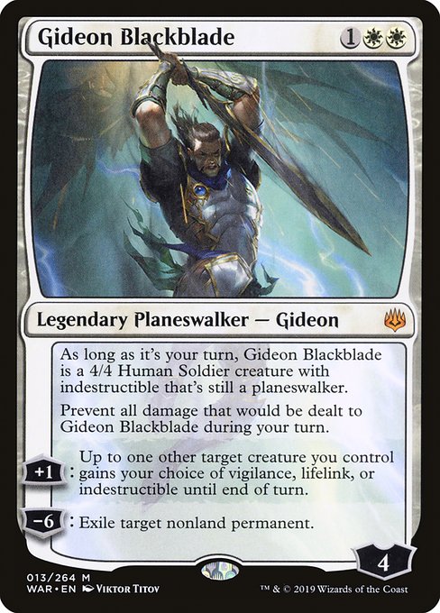 Gideon Blackblade [War of the Spark] | Galactic Gamez