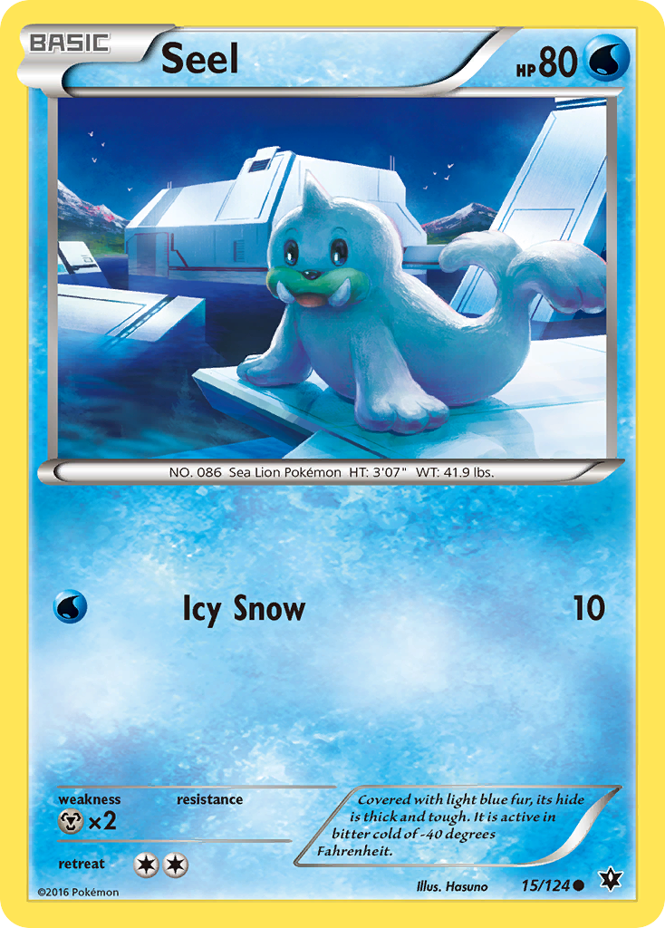 Seel (15/124) [XY: Fates Collide] | Galactic Gamez