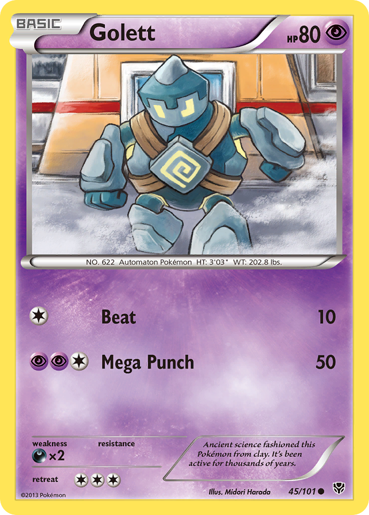 Golett (45/101) [Black & White: Plasma Blast] | Galactic Gamez