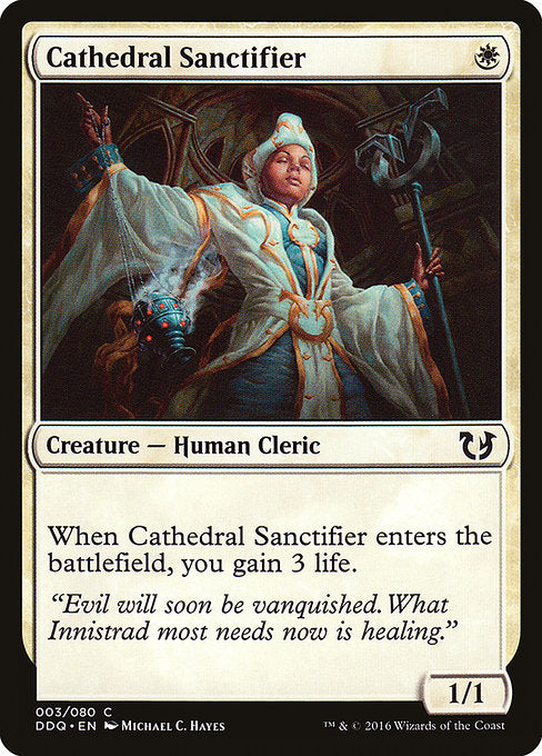 Cathedral Sanctifier [Duel Decks: Blessed vs. Cursed] | Galactic Gamez