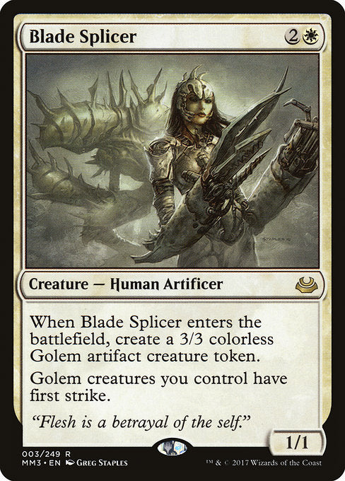 Blade Splicer [Modern Masters 2017] | Galactic Gamez