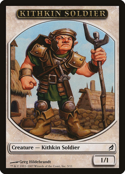 Kithkin Soldier [Lorwyn Tokens] | Galactic Gamez