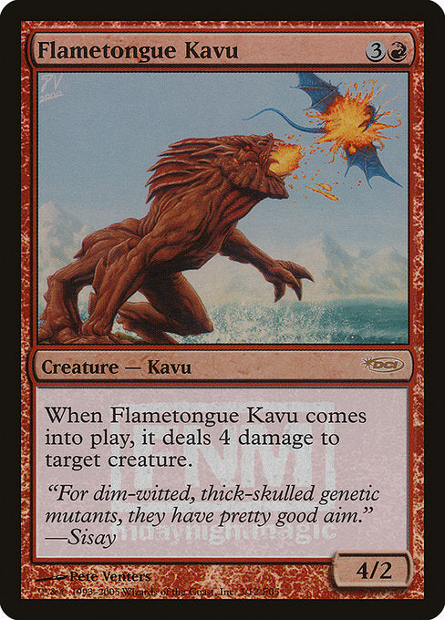 Flametongue Kavu [Friday Night Magic 2005] | Galactic Gamez