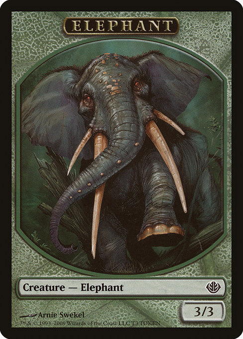 Elephant [Duel Decks: Garruk vs. Liliana Tokens] | Galactic Gamez