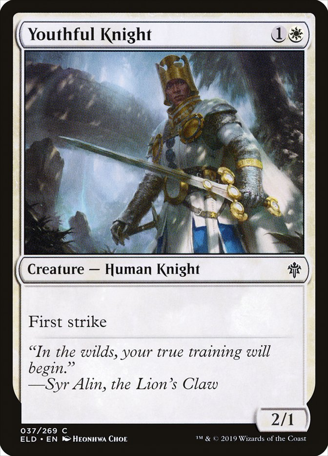 Youthful Knight [Throne of Eldraine] | Galactic Gamez