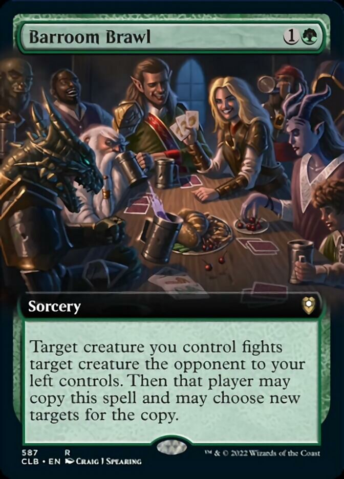 Barroom Brawl (Extended Art) [Commander Legends: Battle for Baldur's Gate] | Galactic Gamez
