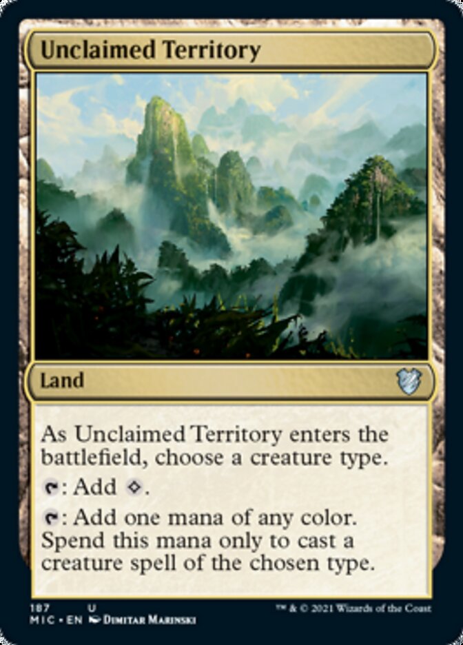 Unclaimed Territory [Innistrad: Midnight Hunt Commander] | Galactic Gamez