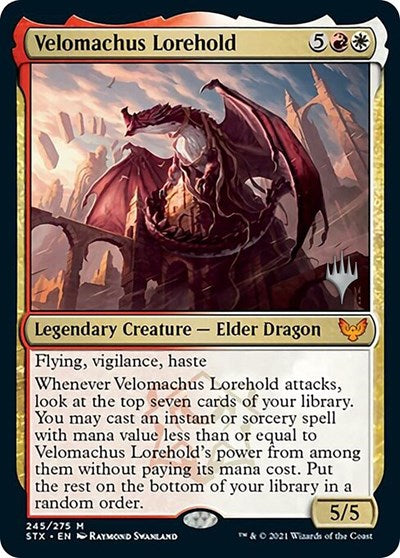 Velomachus Lorehold (Promo Pack) [Strixhaven: School of Mages Promos] | Galactic Gamez