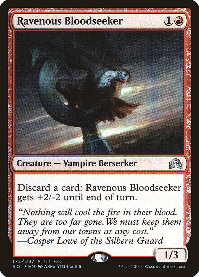 Ravenous Bloodseeker (Gift Box) [Shadows over Innistrad Promos] | Galactic Gamez