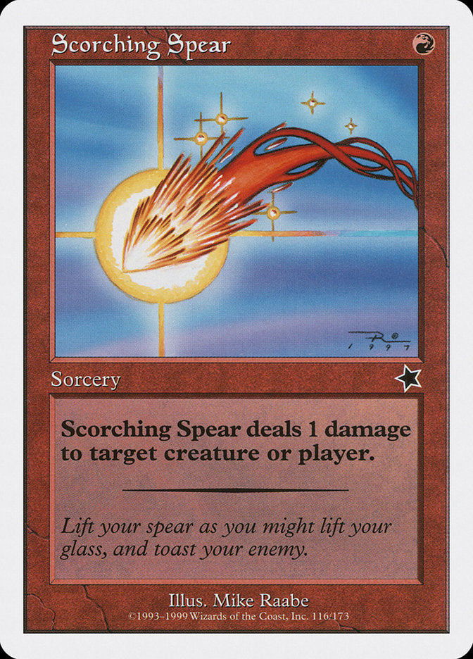 Scorching Spear [Starter 1999] | Galactic Gamez