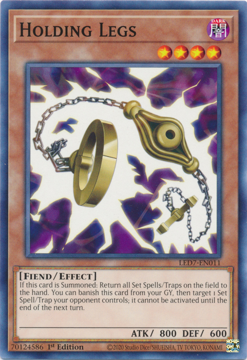 Holding Legs [LED7-EN011] Common | Galactic Gamez