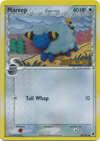 Mareep (54/101) (Delta Species) (Stamped) [EX: Dragon Frontiers] | Galactic Gamez