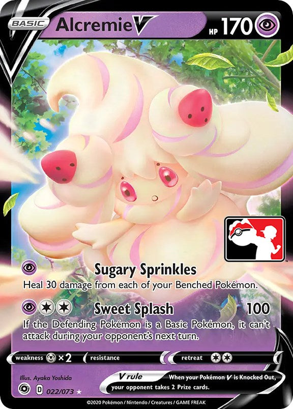 Alcremie V (22/73) [Prize Pack Series One] | Galactic Gamez