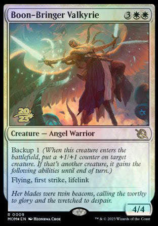 Boon-Bringer Valkyrie [March of the Machine Prerelease Promos] | Galactic Gamez