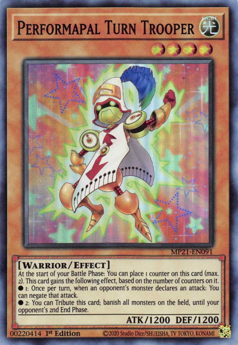 Performapal Turn Trooper [MP21-EN091] Super Rare | Galactic Gamez