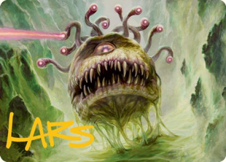 Beholder Art Card (Gold-Stamped Signature) [Dungeons & Dragons: Adventures in the Forgotten Realms Art Series] | Galactic Gamez