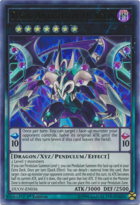 Dark Anthelion Dragon [DUOV-EN036] Ultra Rare | Galactic Gamez