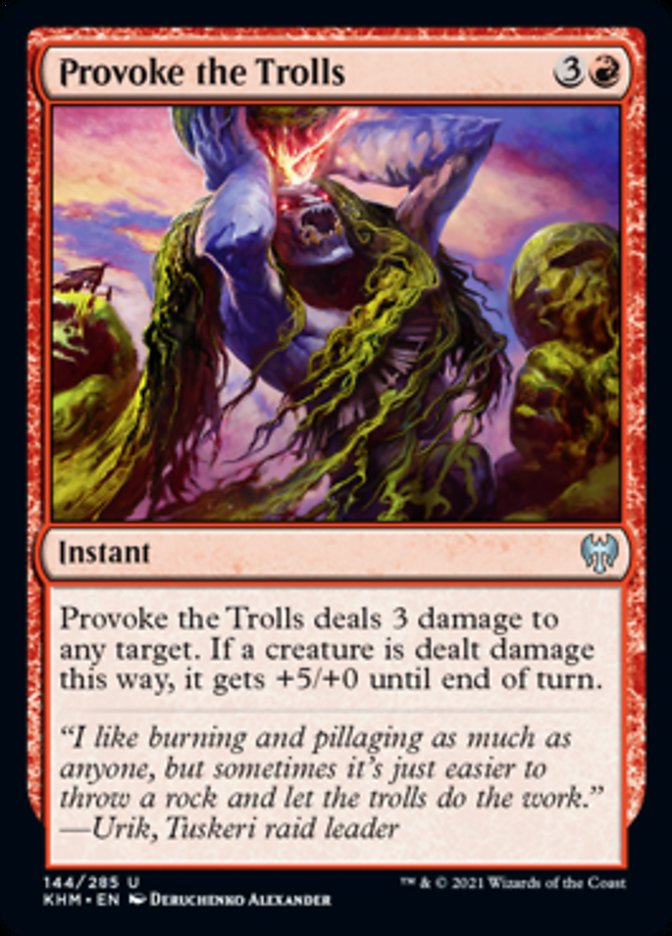 Provoke the Trolls [Kaldheim] | Galactic Gamez