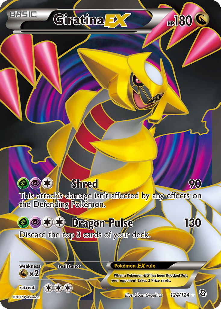 Giratina EX (124/124) [Black & White: Dragons Exalted] | Galactic Gamez