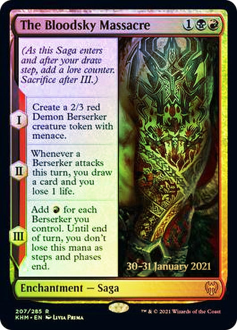 The Bloodsky Massacre [Kaldheim Prerelease Promos] | Galactic Gamez