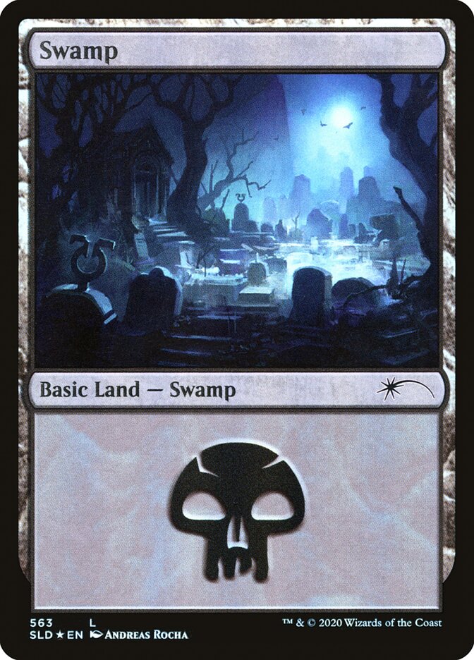 Swamp (Spooky) (563) [Secret Lair Drop Promos] | Galactic Gamez