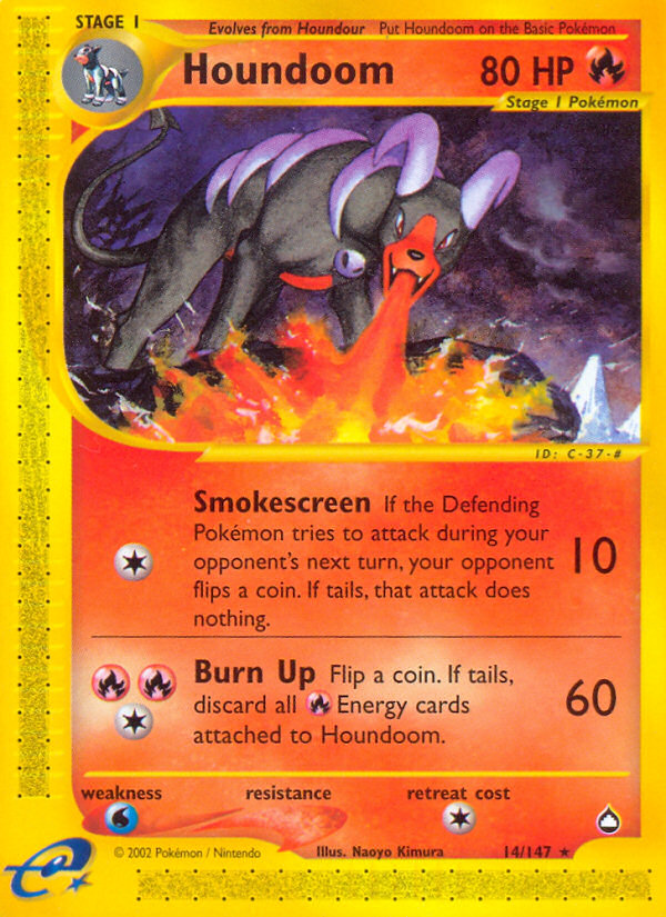 Houndoom (14/147) [Aquapolis] | Galactic Gamez