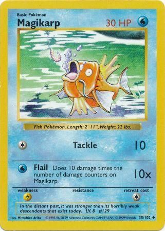 Magikarp (35/102) [Base Set Shadowless Unlimited] | Galactic Gamez