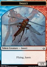 Insect // Warrior Double-sided Token [Hour of Devastation Tokens] | Galactic Gamez