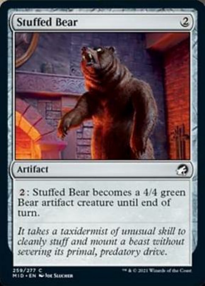 Stuffed Bear [Innistrad: Midnight Hunt] | Galactic Gamez