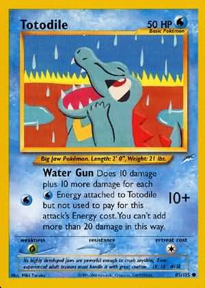 Totodile (85/105) [Neo Destiny Unlimited] | Galactic Gamez