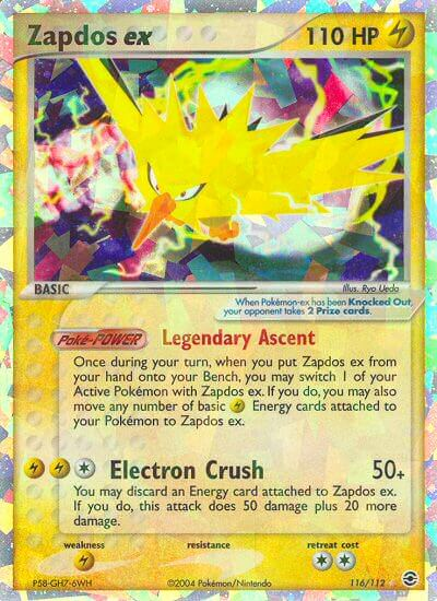 Zapdos ex (116/112) [EX: FireRed & LeafGreen] | Galactic Gamez