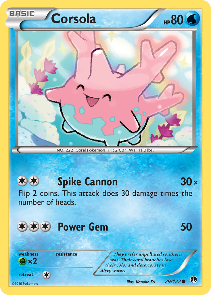 Corsola (29/122) [XY: BREAKpoint] | Galactic Gamez