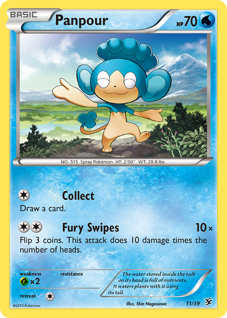 Panpour (11/39) [XY: Kalos Starter Set] | Galactic Gamez